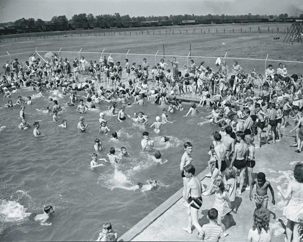 Silverwoods pool June 29 1949 590